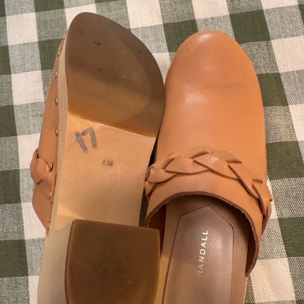 Loeffler Randall Lupa Mid Heel Leather Clog - Picture 9 of 9